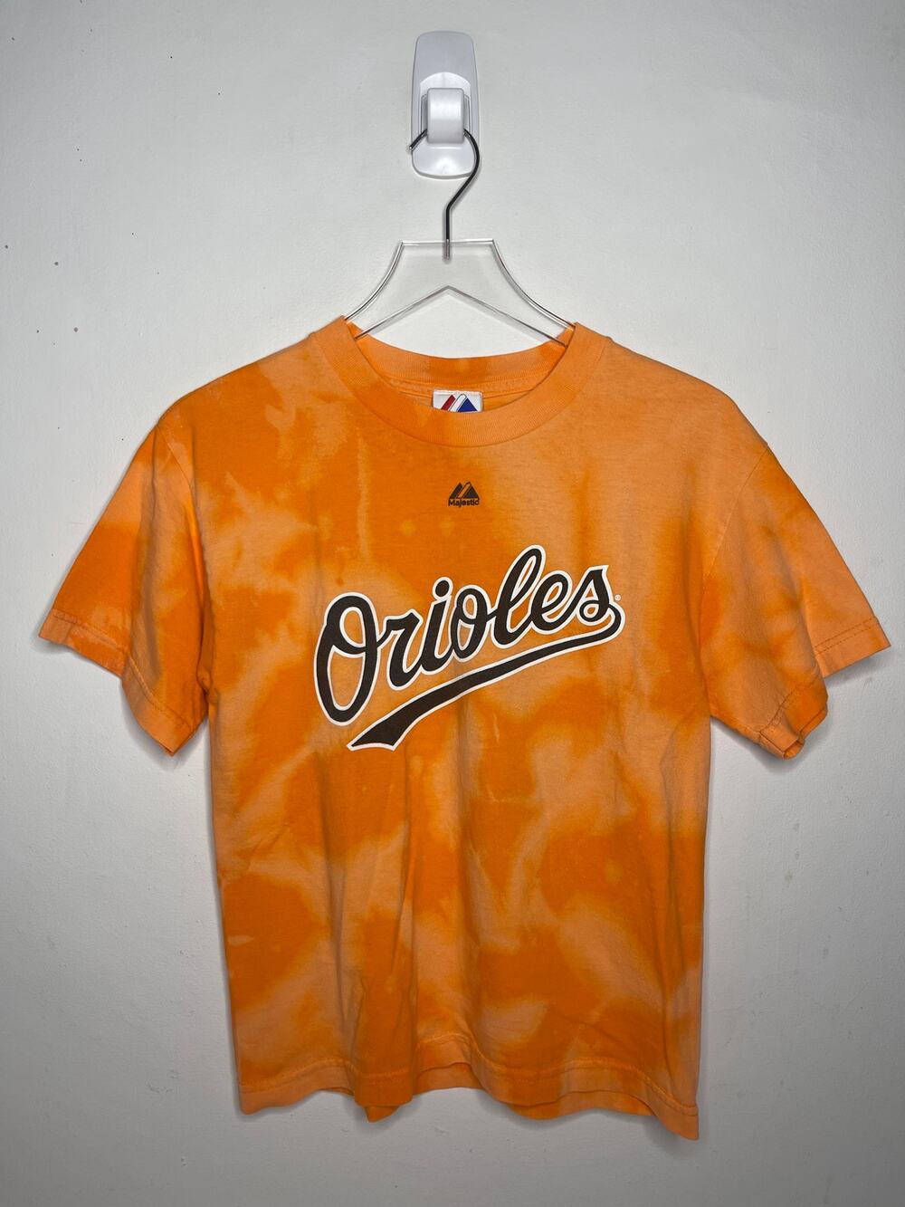 Baltimore Orioles — Guerrero 27, Majestic Cotton. Acid Wash T-shirt  Youth Large
